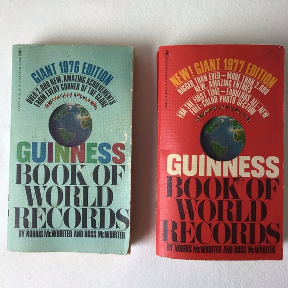Other 1976 1977 Guinness Book Of World Records Books Poshmark
